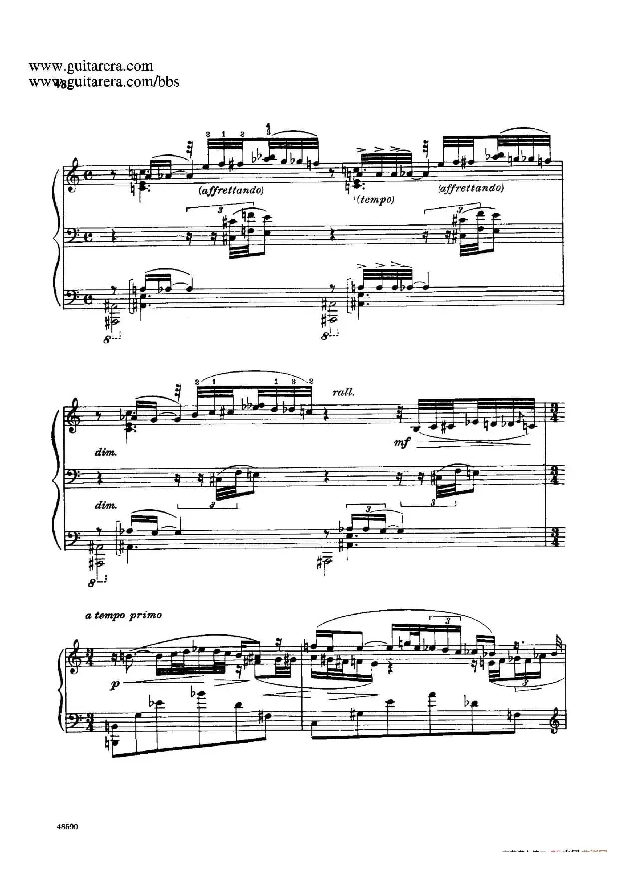 Piano Sonata Op.26（钢琴奏鸣曲·第三乐章）