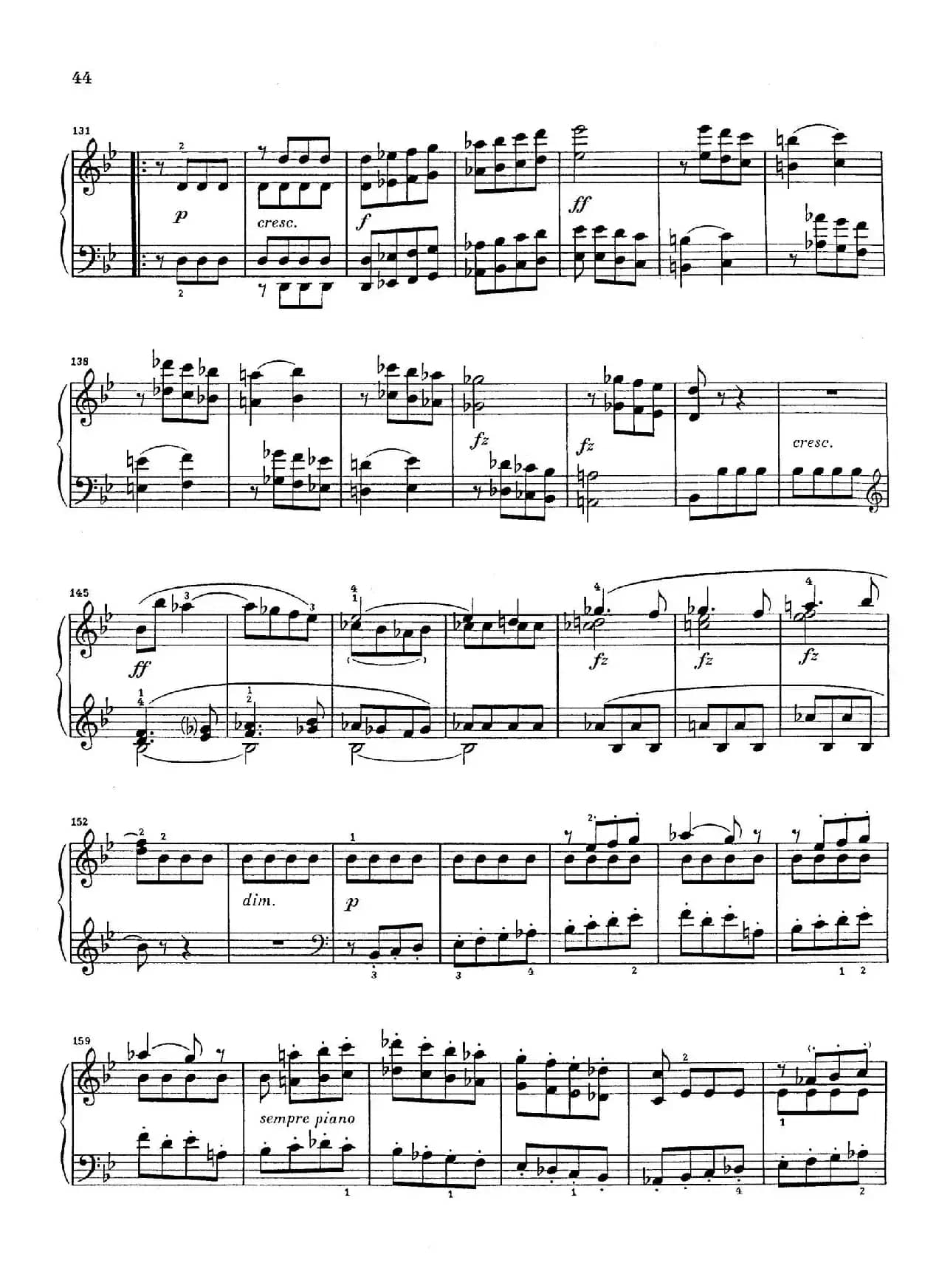 Sonata in g Minor Op.34-2（g小调钢琴奏鸣曲）