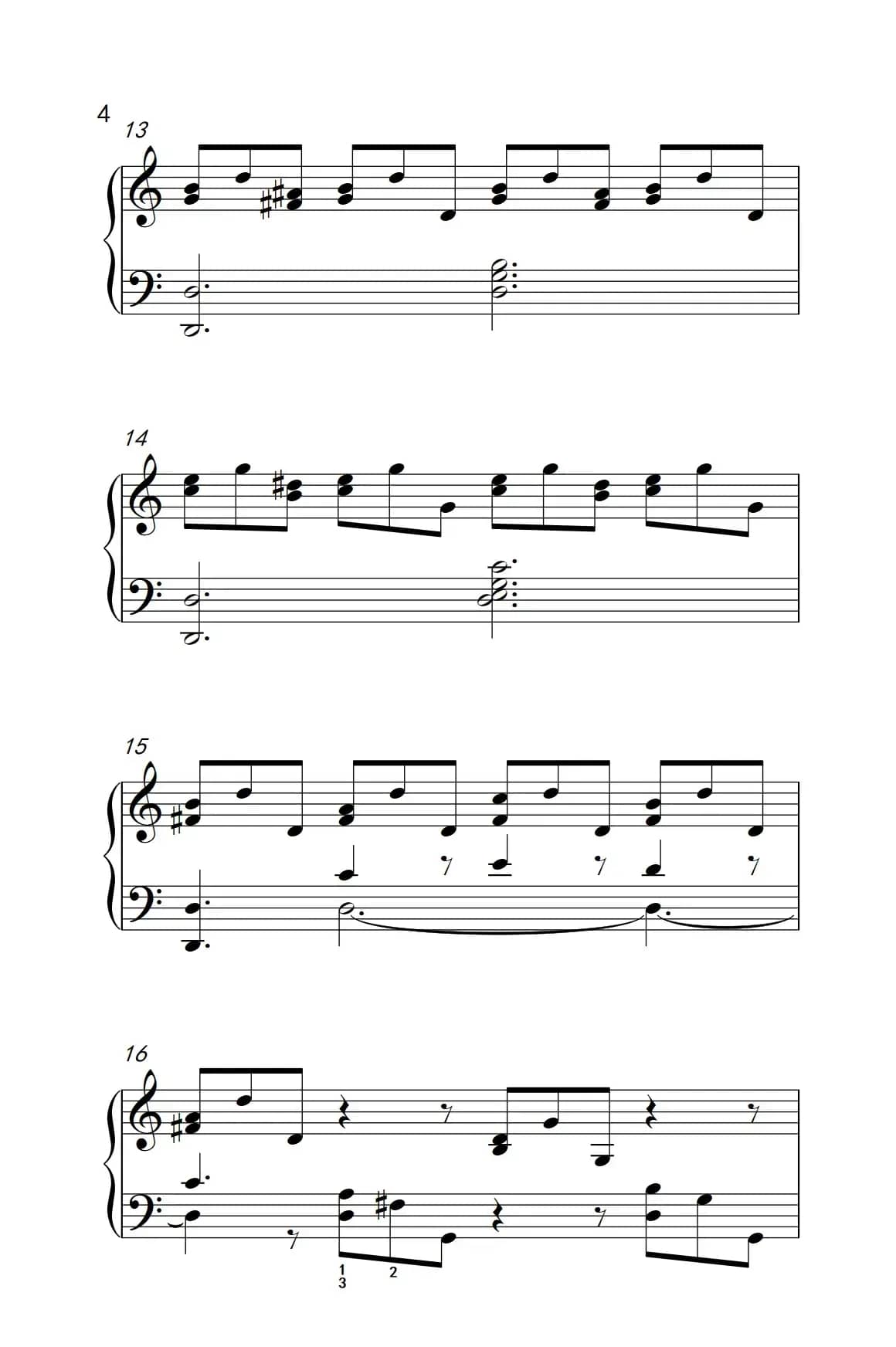 莫什科夫斯基 钢琴练习曲（第八首）