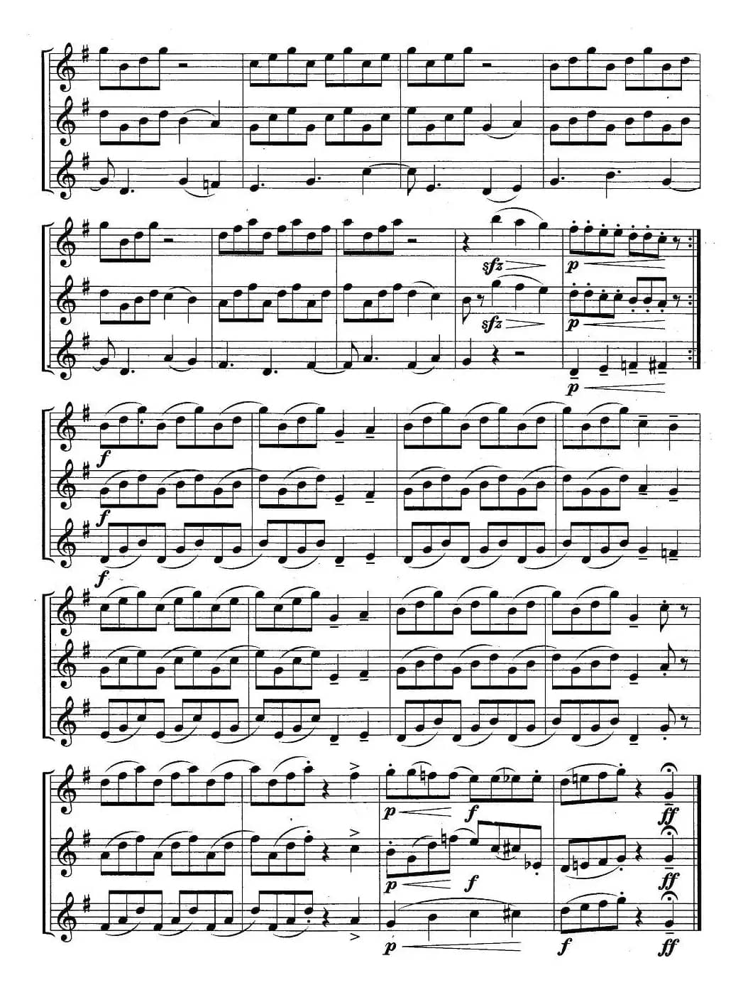 布吉爵士长笛曲（三重奏）