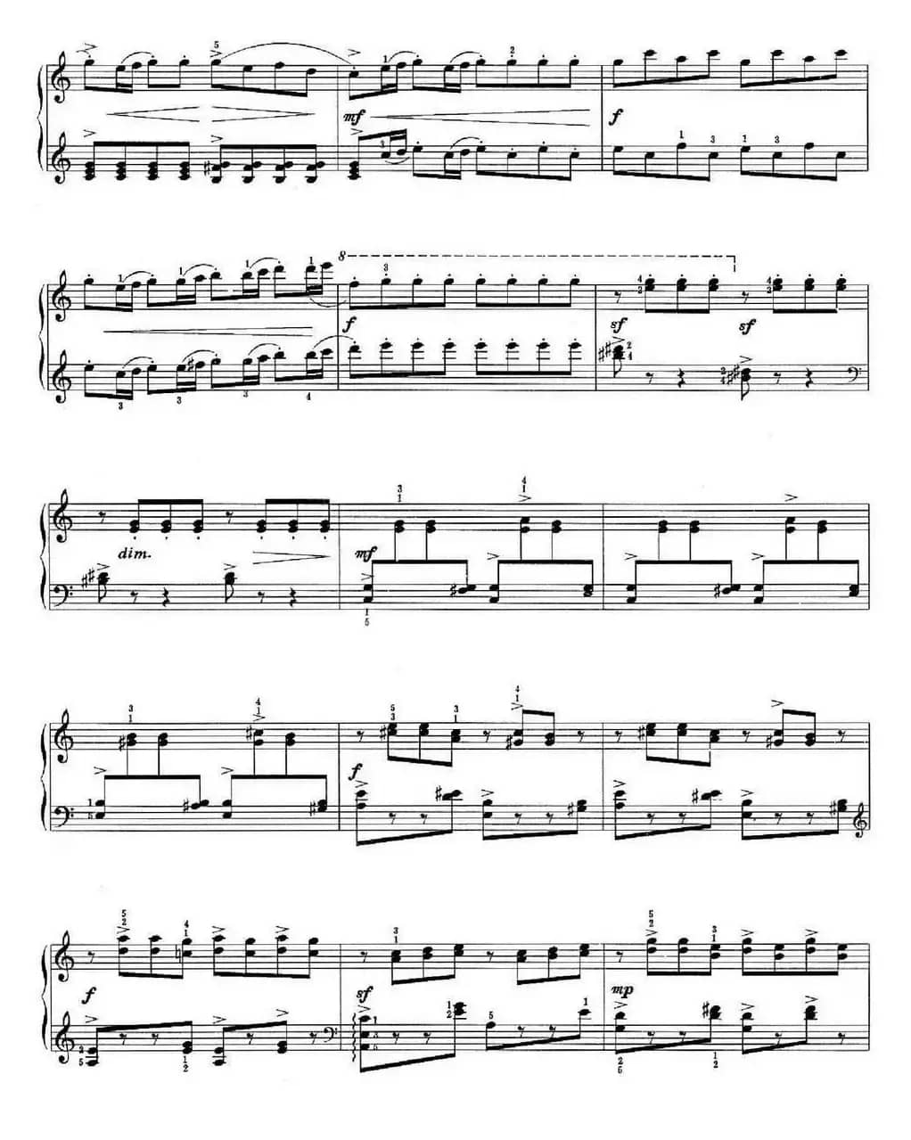 儿童组曲 快乐的节日（钢琴独奏）