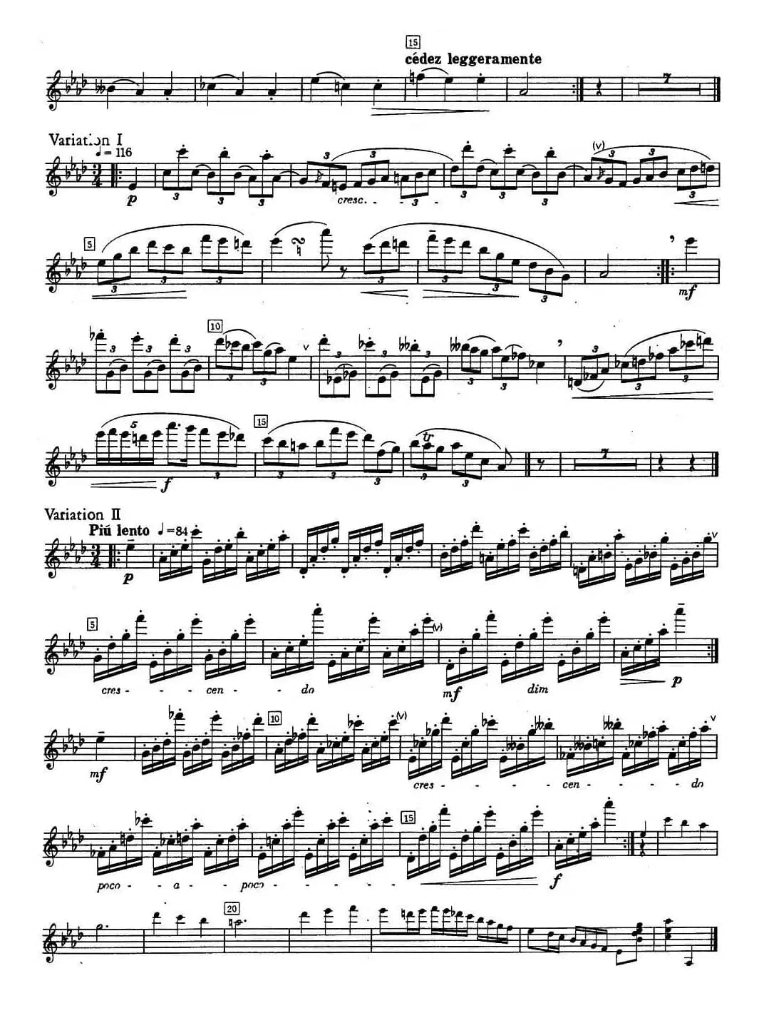 fantaisie sur un air de Schubert