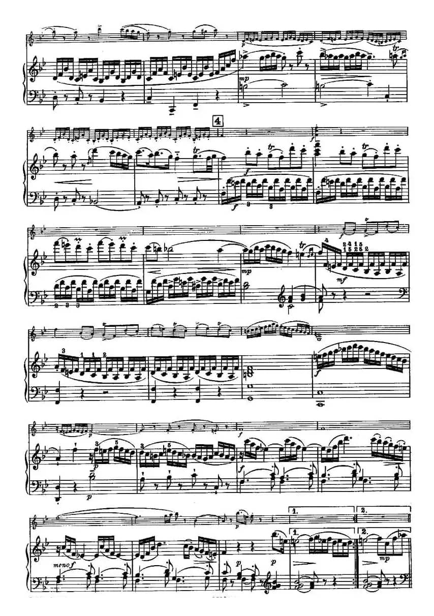 SONATE（奏鸣曲）（小提琴+钢琴伴奏）