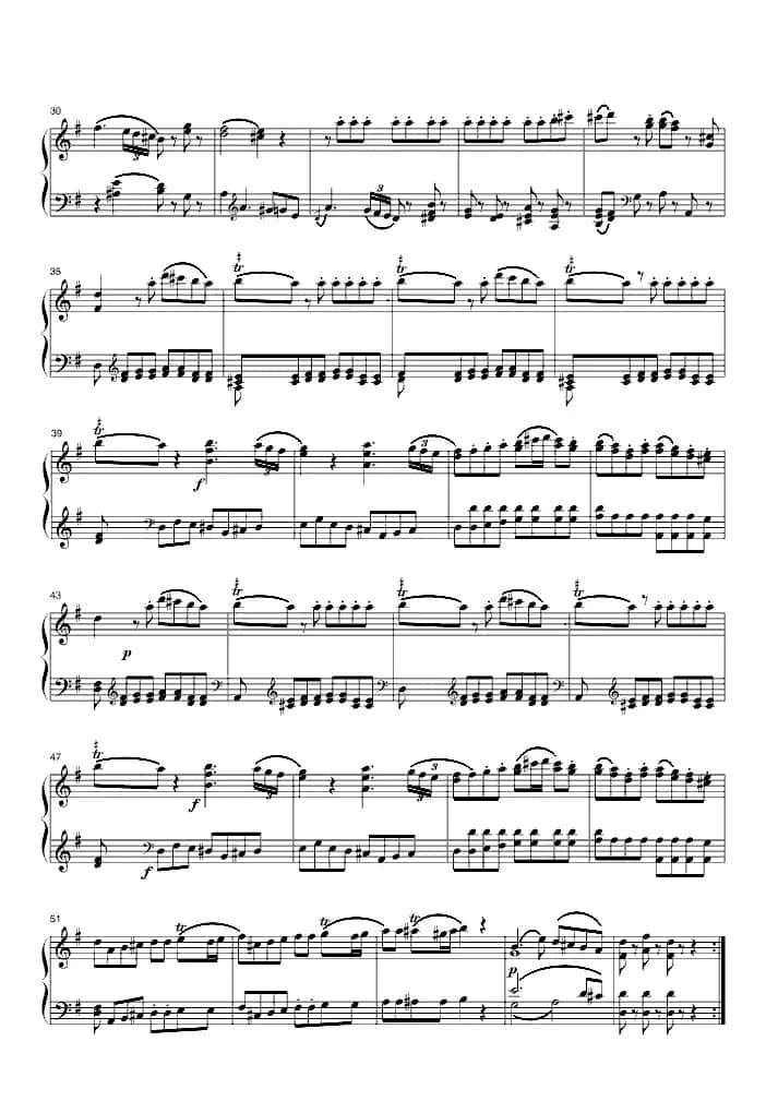 G大调弦乐小夜曲