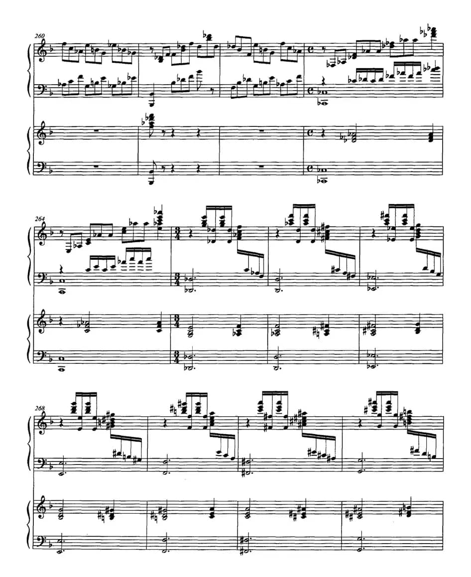 松花江上（钢琴协奏曲)P11—2）