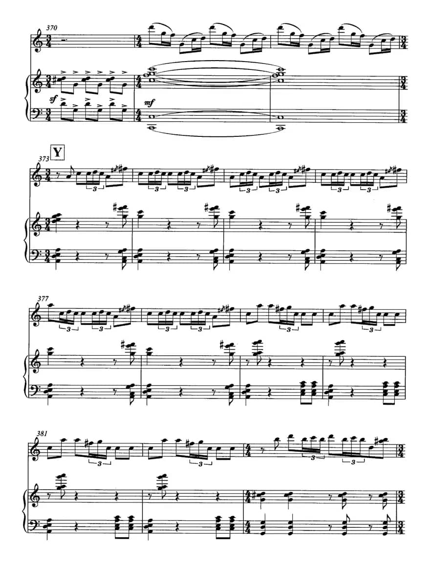 飞歌（笛子协奏曲+钢琴伴奏)P21—3）