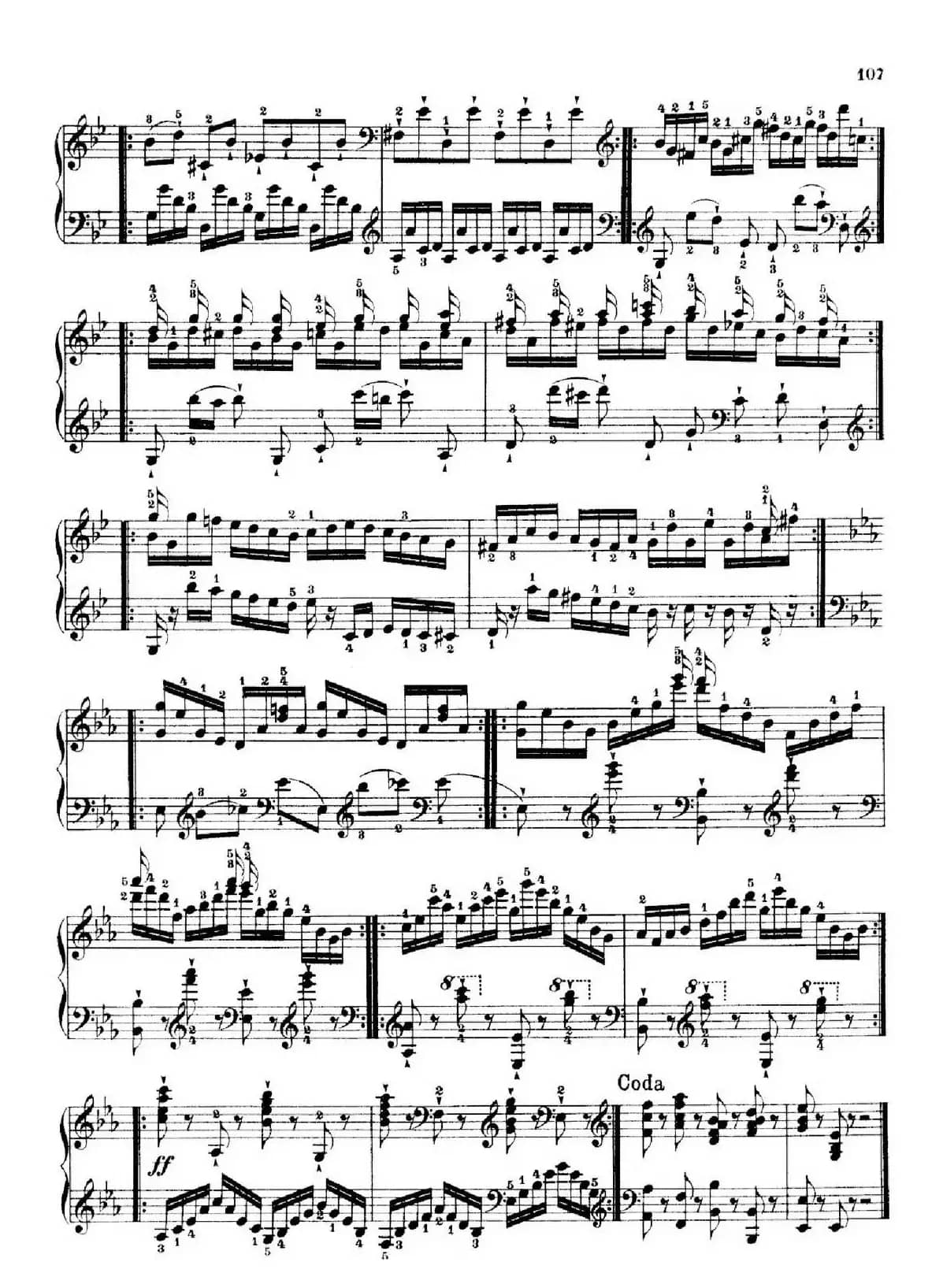 School of the Virtuoso Op.365(60首钢琴高级练习曲·46)