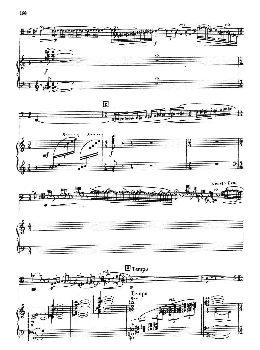 宣叙调、西西里舞曲和回旋曲（大管+钢琴伴奏）