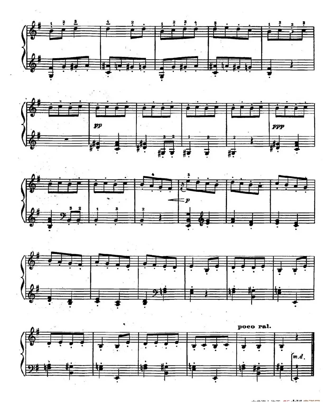 Ten Bagatelles Op.5(10首小品·9. e小调)