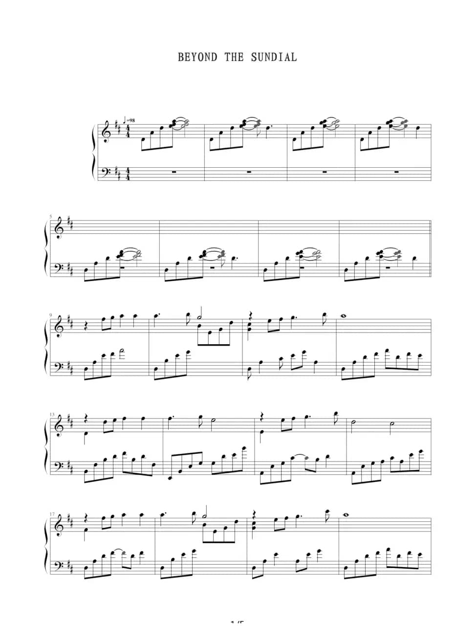 Beyond the Sundial