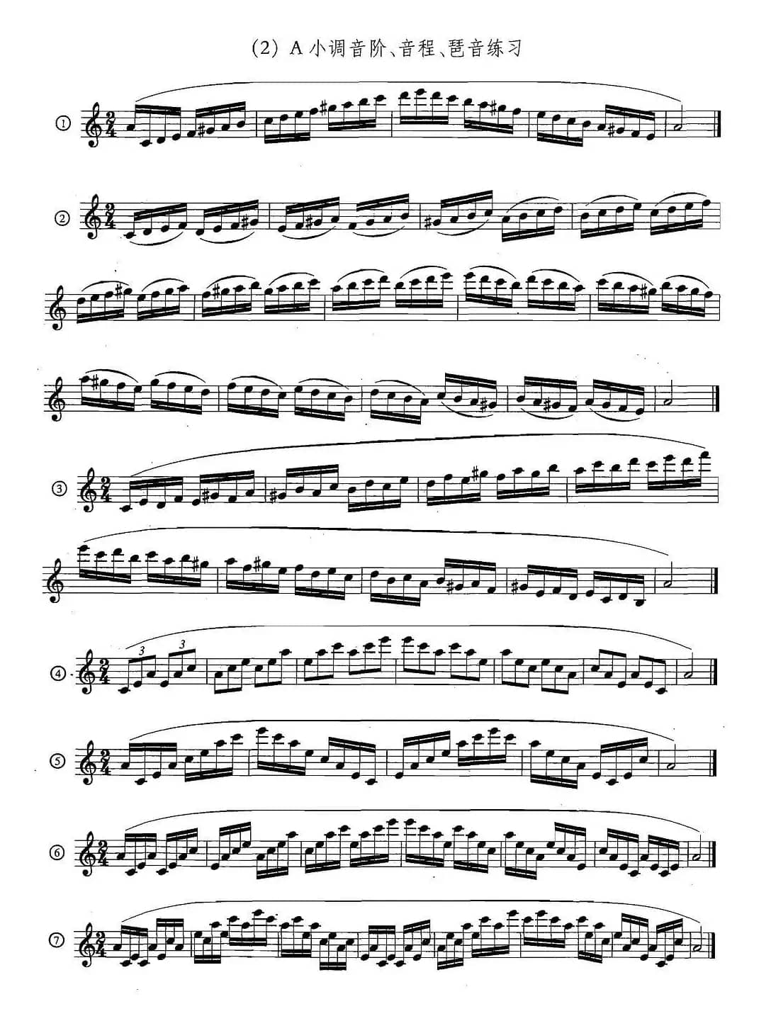 萨克斯练习曲合集（5—33）日常基础练习