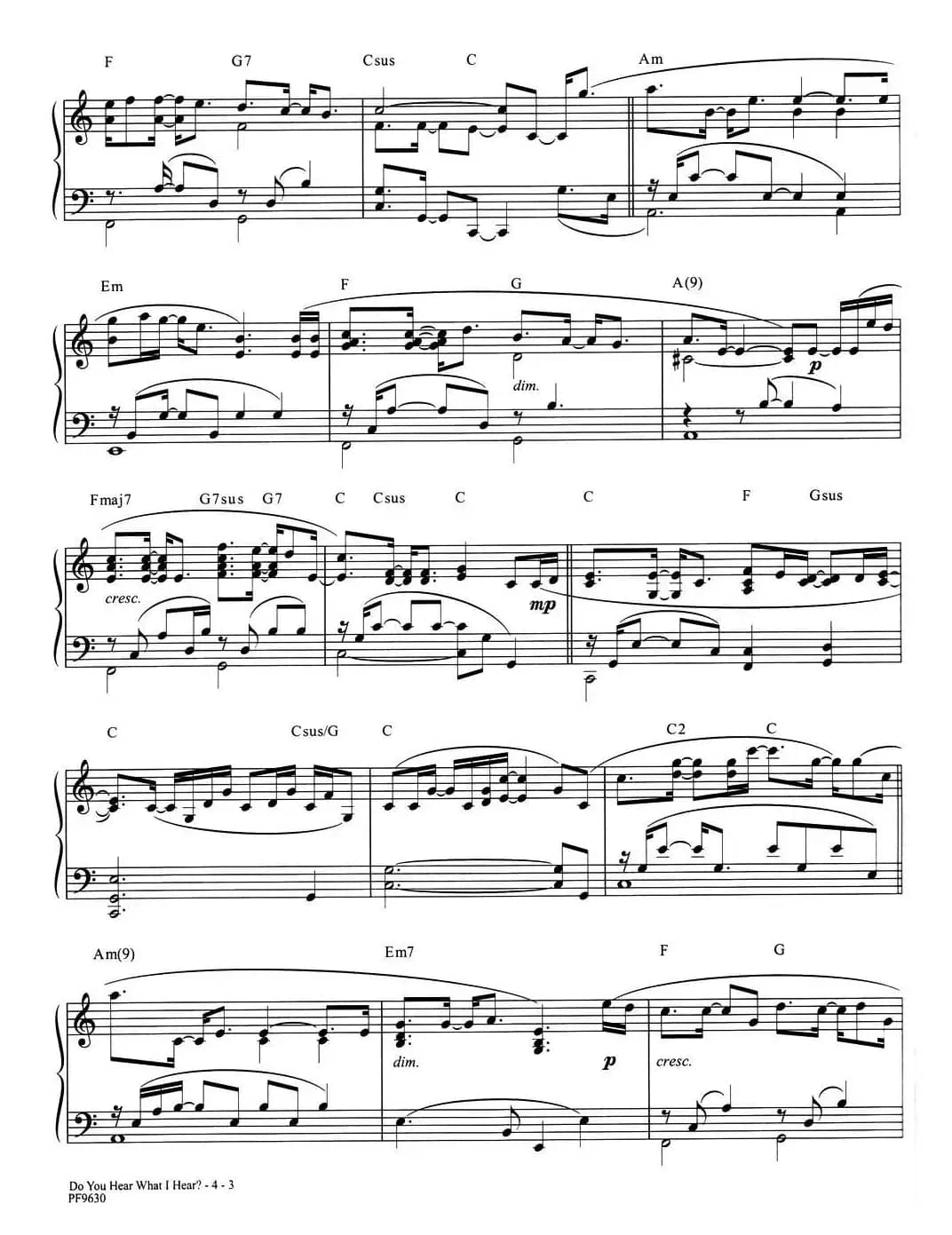 Do you hear what I hear?