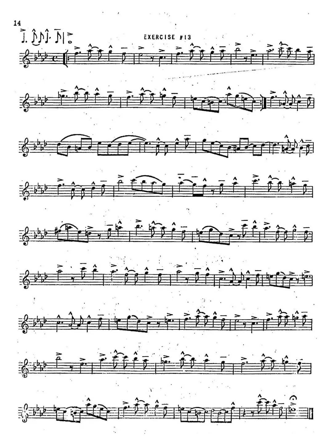 Intermediate Jazz Conception by Lennie Niehaus（20 Jazz Exercises）