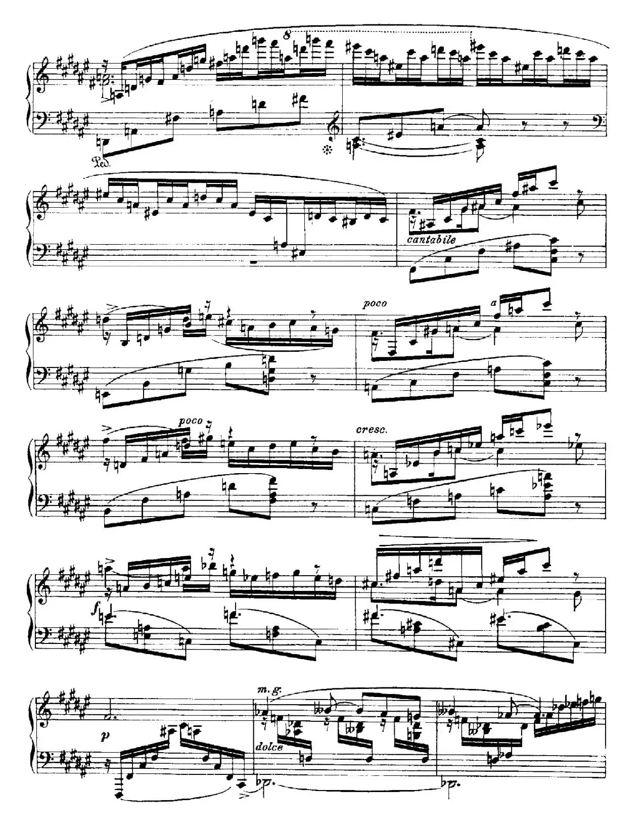 13 Barcarolles, Barcarolle（No. 3）