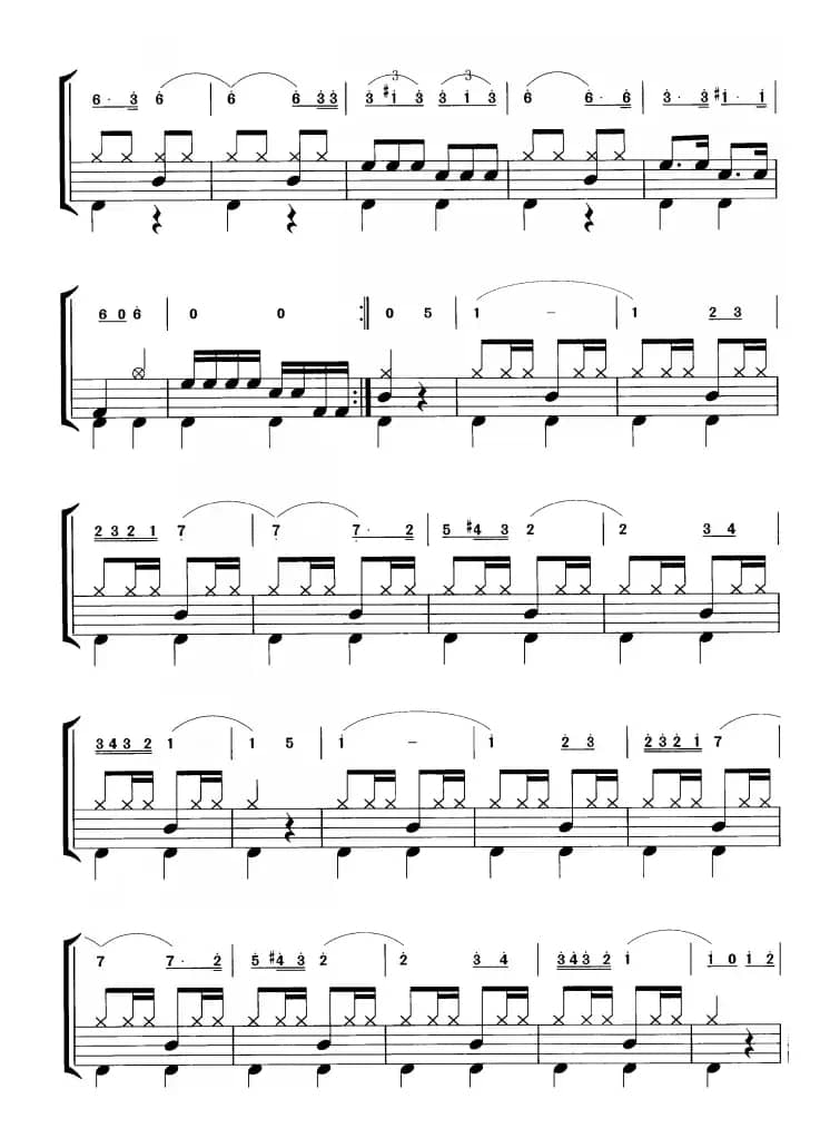 西班牙斗士（鼓谱）