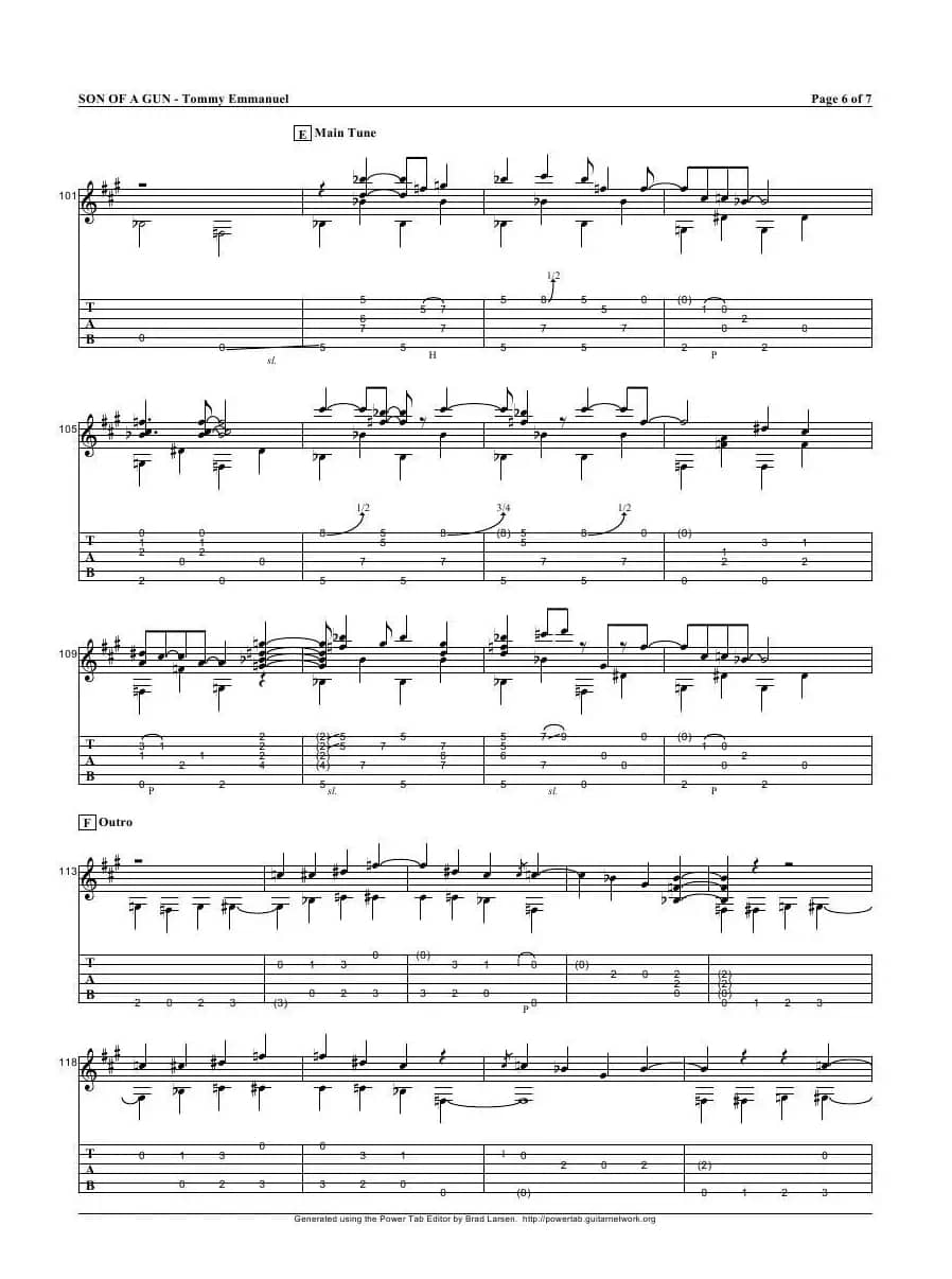 tommy emmanuel：son of a gun（指弹吉它）