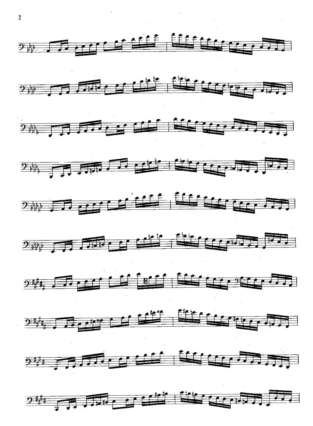 大管高级练习曲 第一部分 每日练习（1—10）