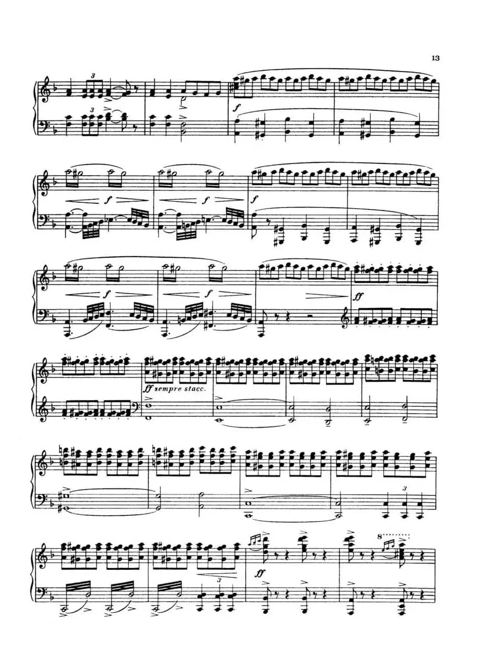 Eine Nacht auf dem Kahlen Berge（荒山之夜·钢琴独奏版）