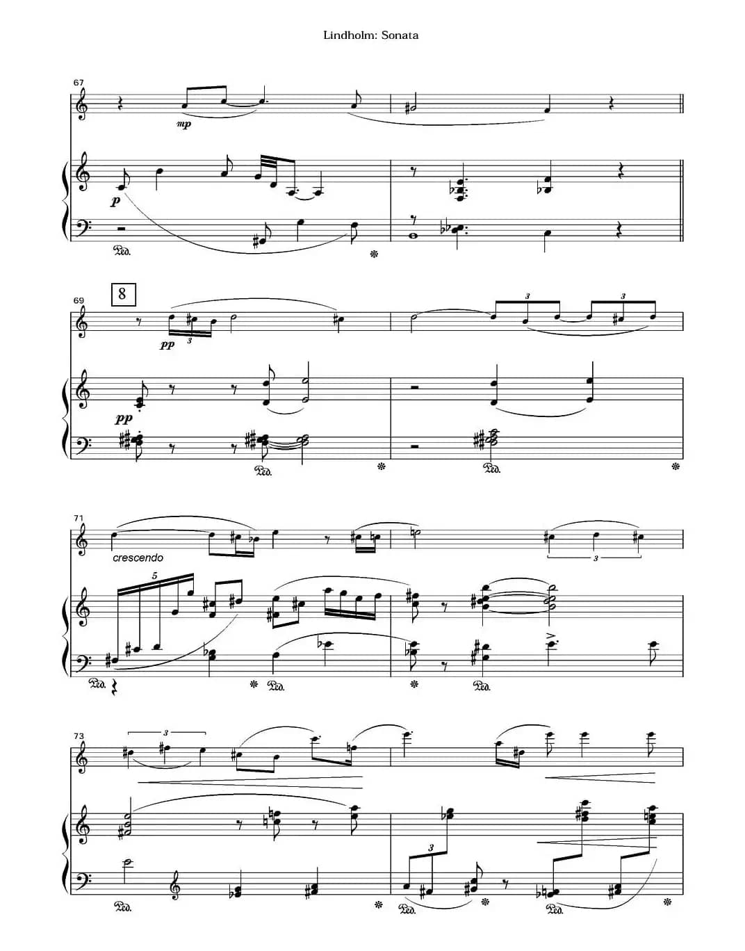Sonata（长笛+钢琴）