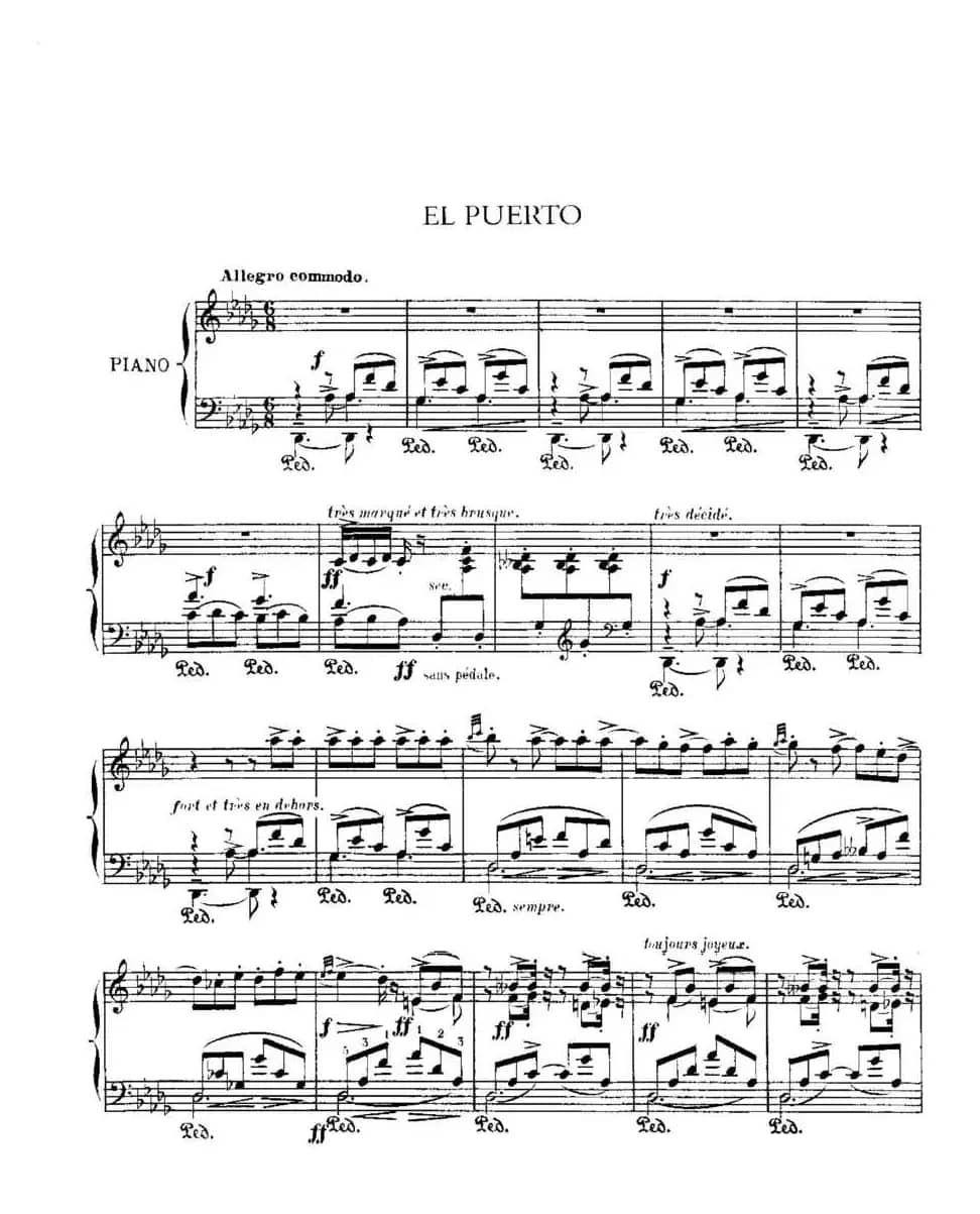 Iberia Suite：EL PUERTO（伊贝利亚组曲）