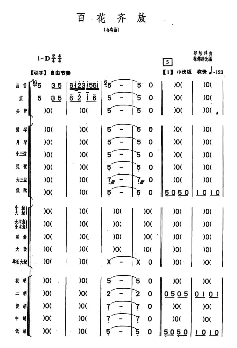 百花齐放（福建民乐合奏）