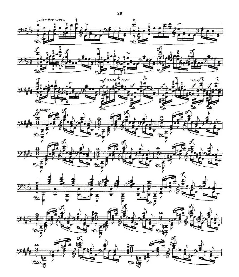 肖邦《练习曲》Fr.Chopin Op.25 No12