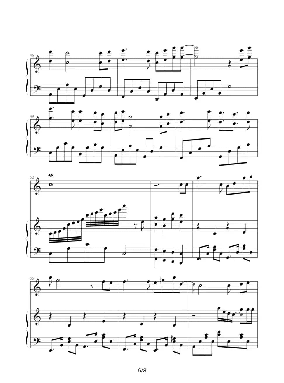 美丽心情（钢琴伴奏谱）