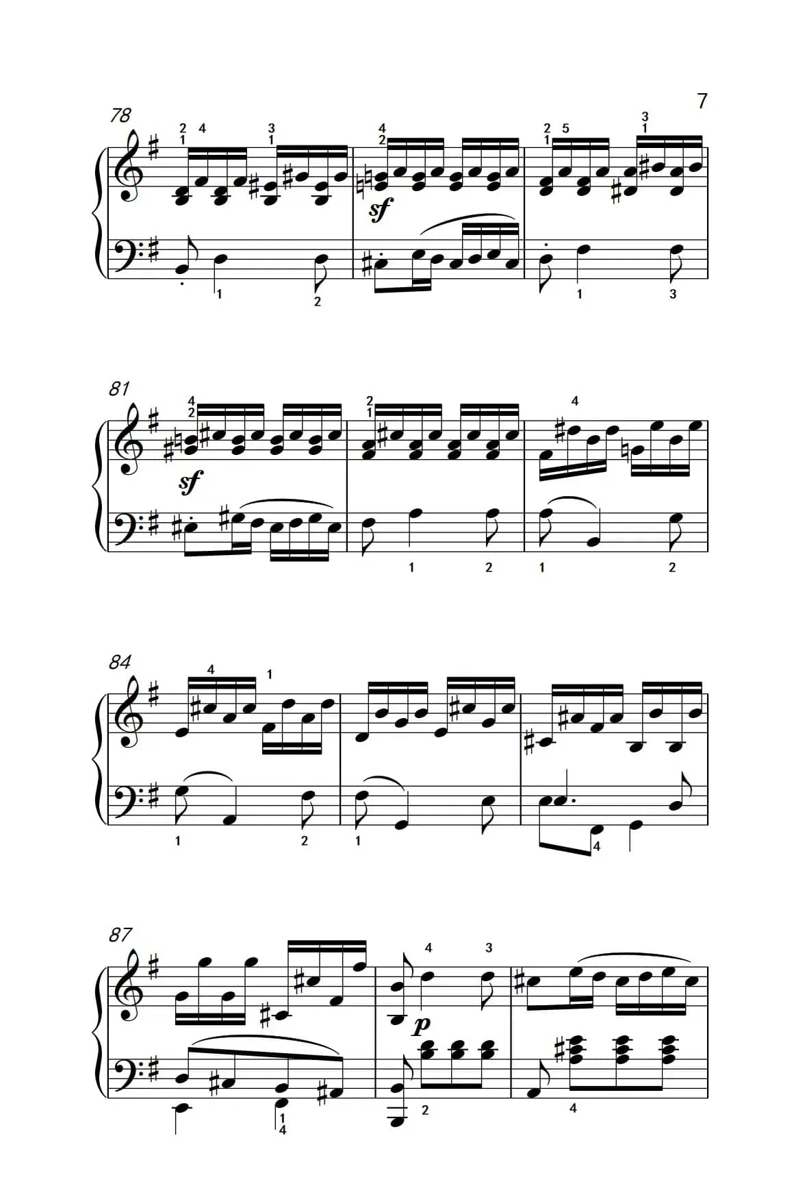 第九级2.G大调奏鸣曲 第一乐章 Op.31 No.1（中央音乐学院 钢琴（业余）考级教程 7-9级）