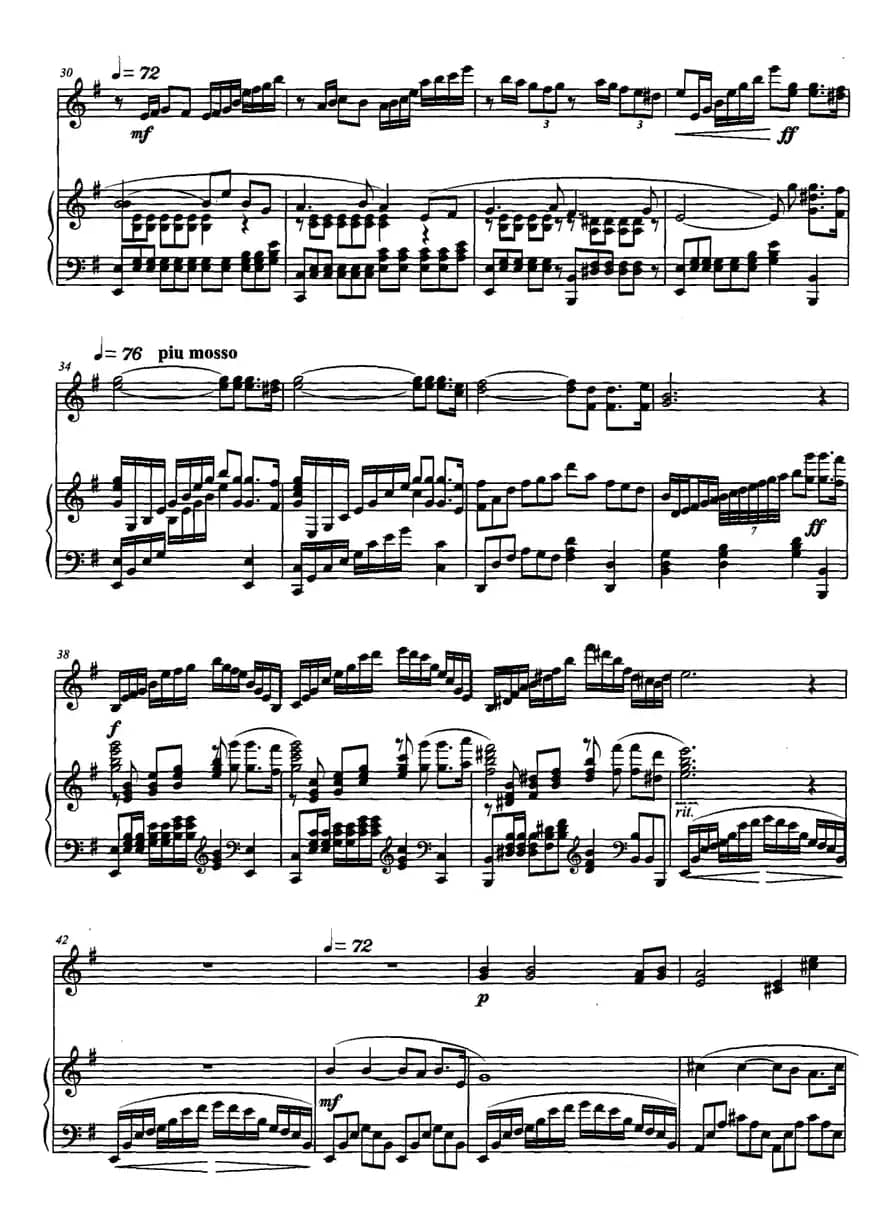 心中的歌——献给中国残疾人艺术团全体艺术家（小提琴+钢琴）