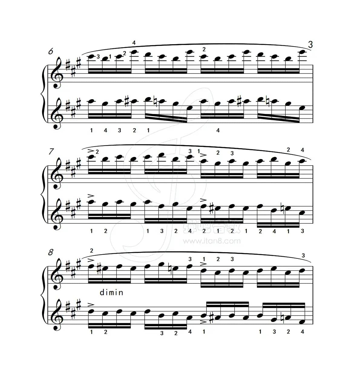 练习曲 4（克拉莫钢琴练习曲60首）