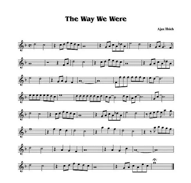 The Way We Were（往日情怀）