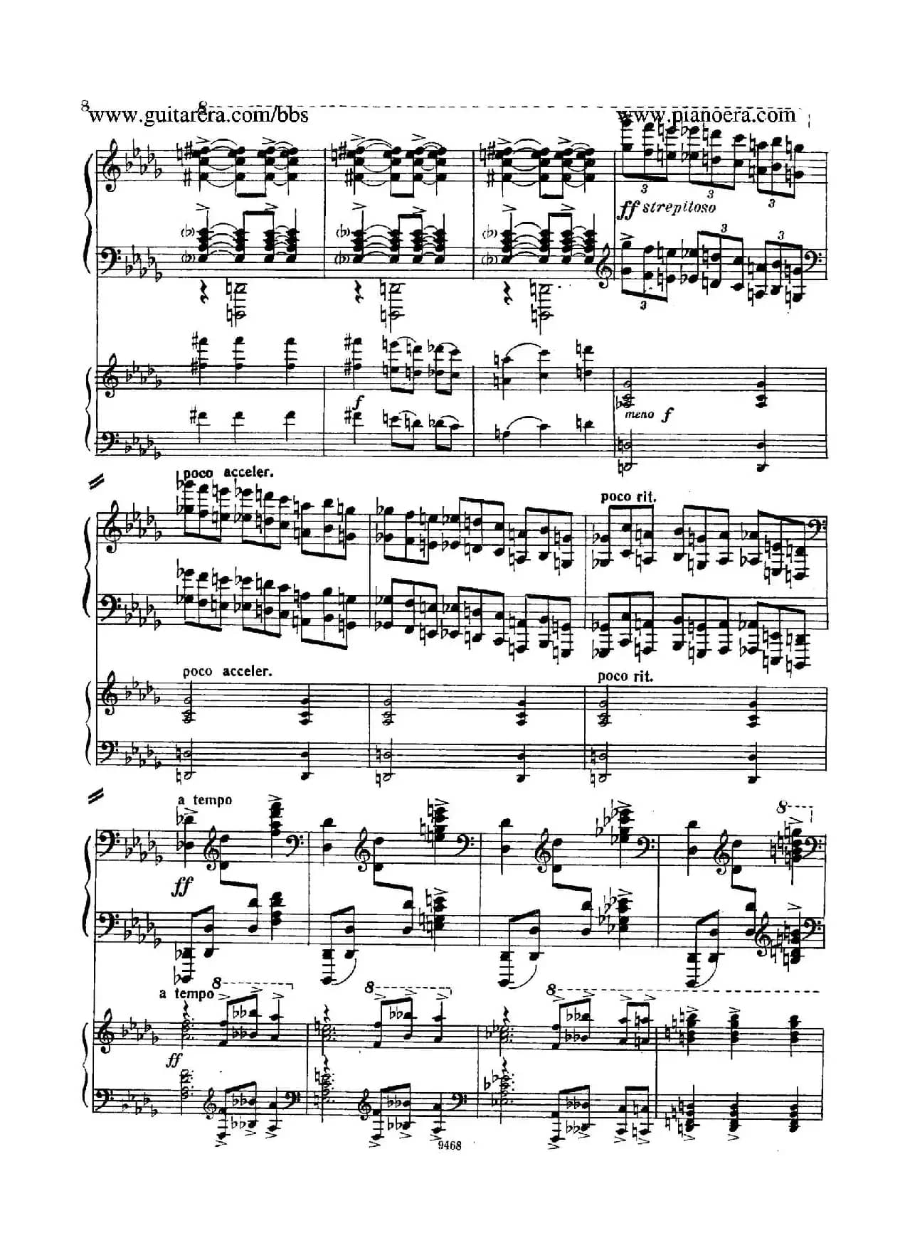 Piano Concerto in D-flat Major Op.37（降D大调钢琴协奏曲·Ⅰ·双钢琴）