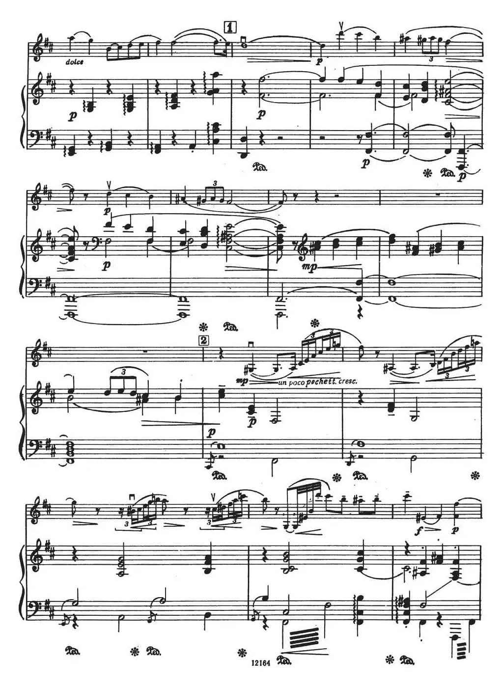 Serenada No.1（小夜曲、小提琴+钢琴伴奏）