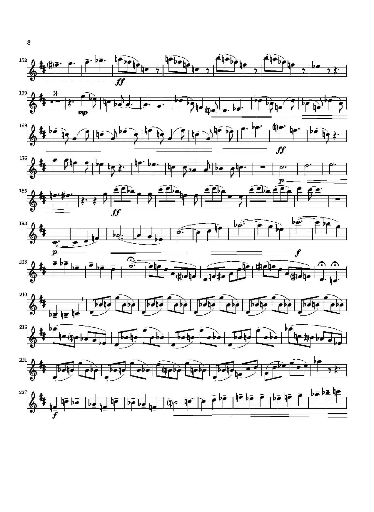 Movement（四重奏高音萨克斯分谱）