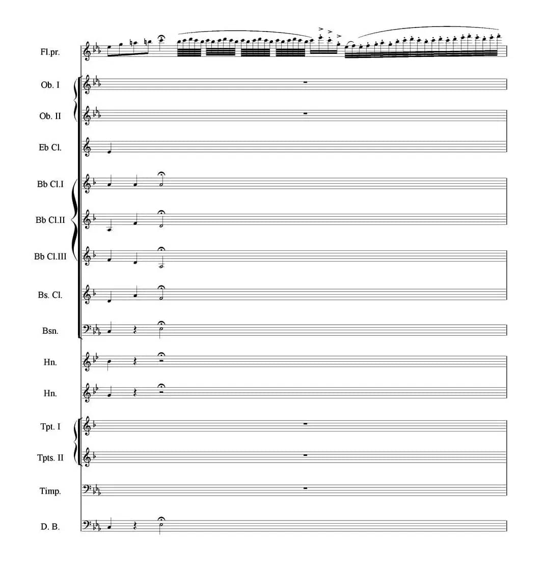 流浪者之歌（长笛与管乐队）