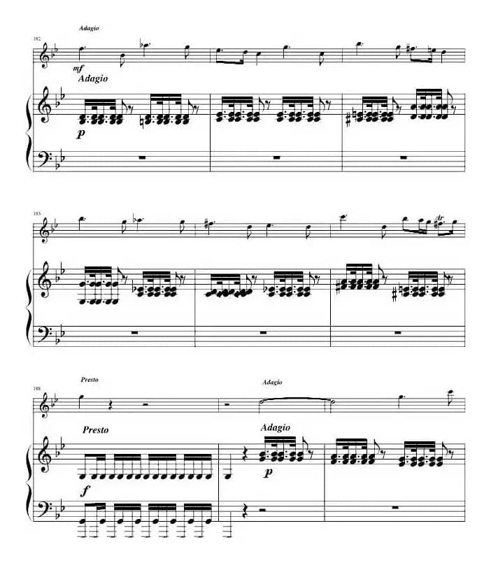 CONCERTO in G minor Summer（G小调协奏曲“夏”、小提琴+钢琴伴奏）