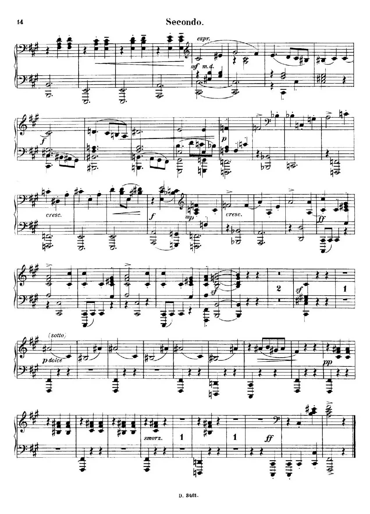 Walzer Op.3 - 4 hands（圆舞曲·四手联弹）