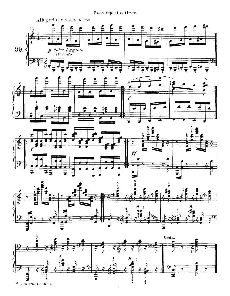 Czerny - 40 Daily Exerci Op.337（35—40）（40首日常训练曲）