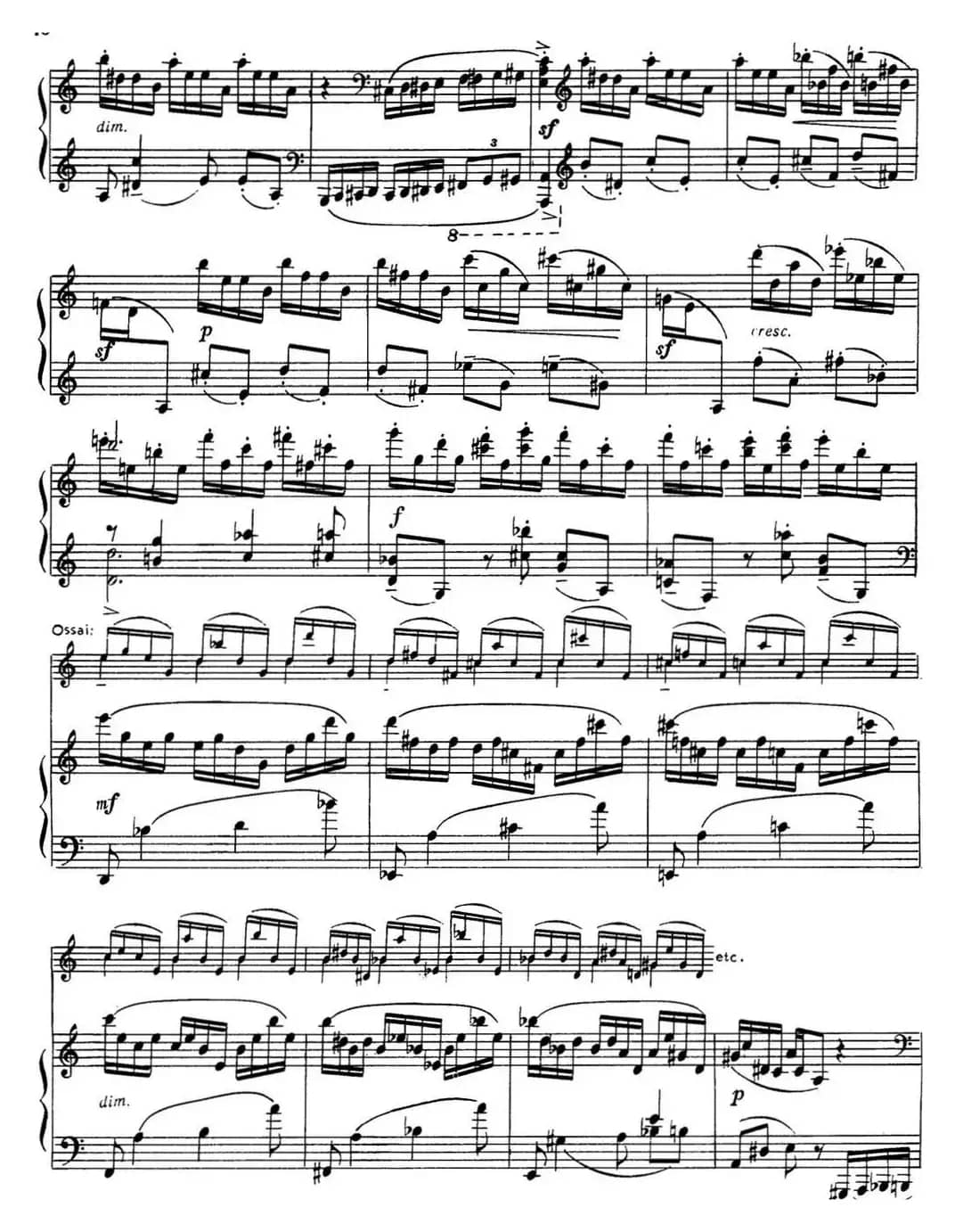 拉赫玛尼诺夫 音画练习曲14或15 Etudes tableaux Op.39 No.6