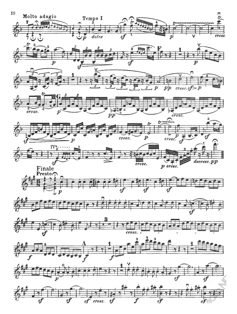 献给好友鲁道尔夫·克鲁采：奏鸣曲（A大调）