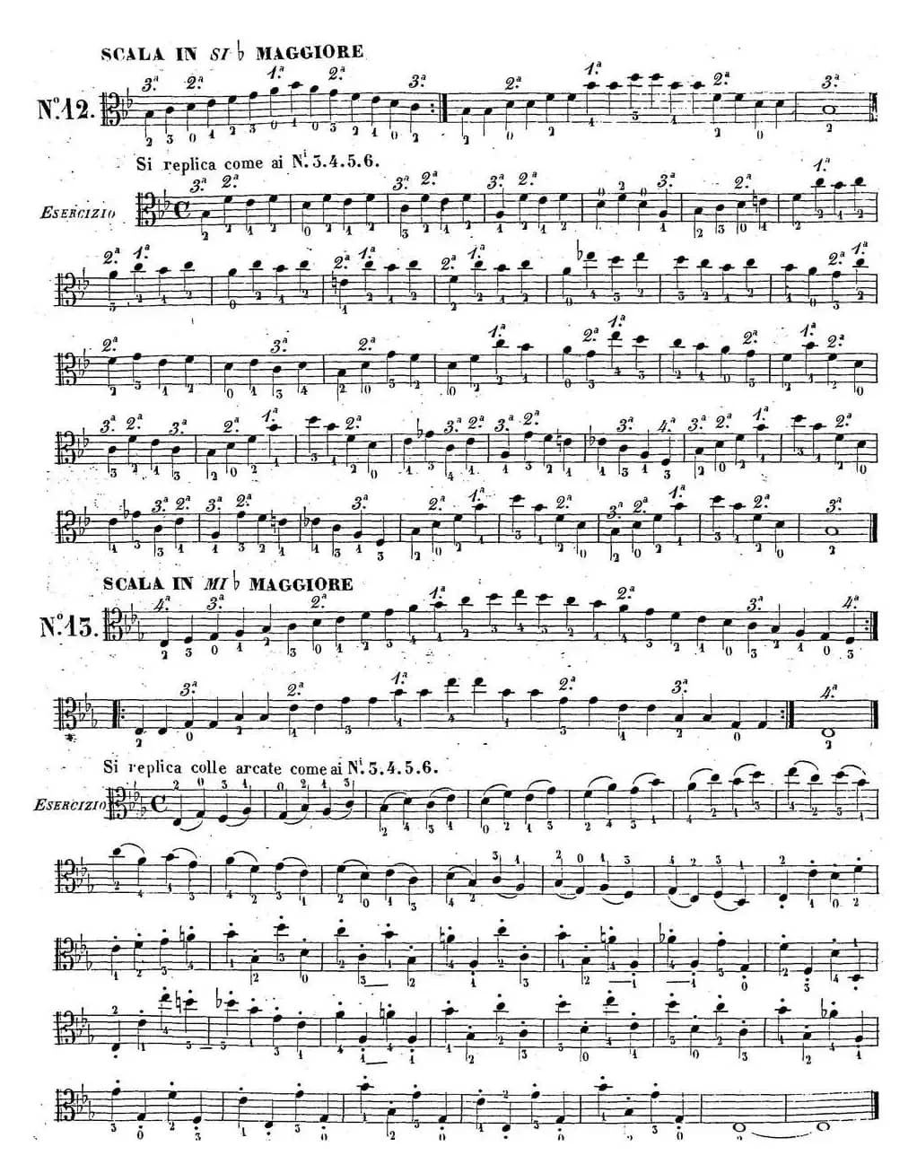 卡瓦利尼《中提琴演奏教程》练习曲