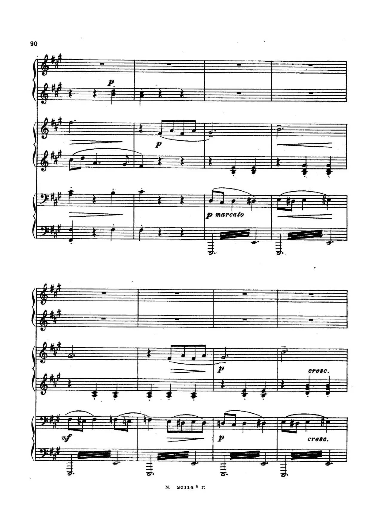 2首六手联弹小品（2 Pieces for 6 Hands）（1）