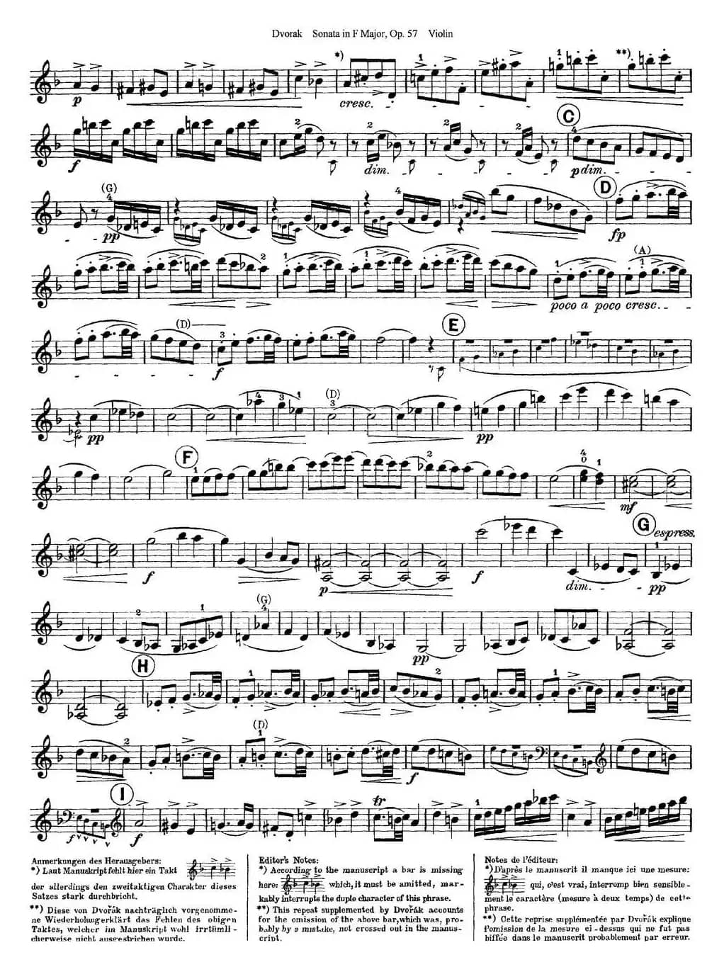 Violin Sonata Op.57