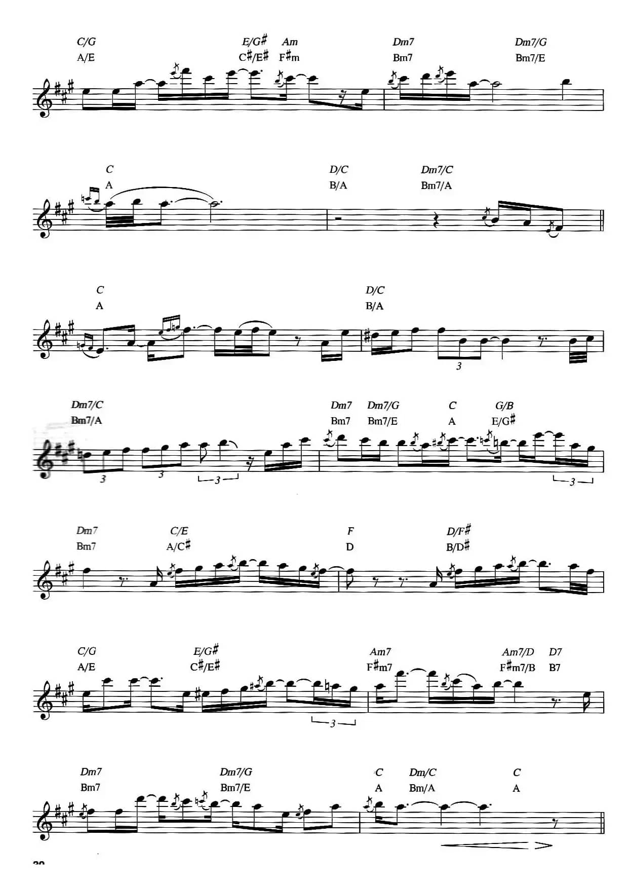 Faces Of The Heart（中音萨克斯）