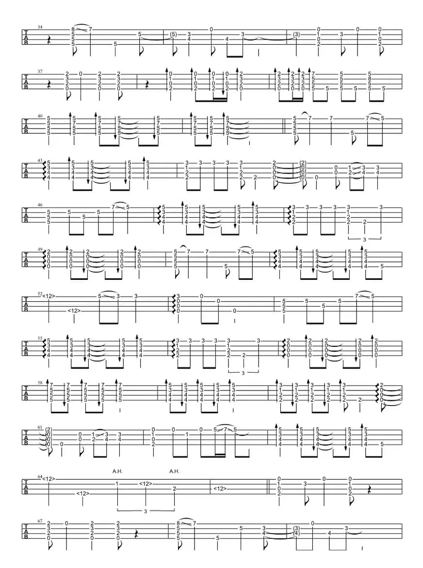 Loving You（尤克里里指弹谱）