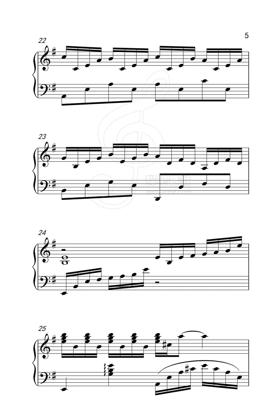 我等到花儿也谢了（《弹吧音教》制谱版）