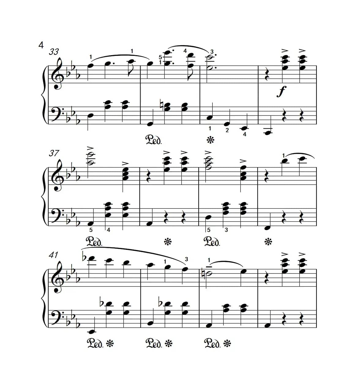 第三级 3.多情圆舞曲（中央音乐学院 钢琴（业余）考级教程 1-3级）