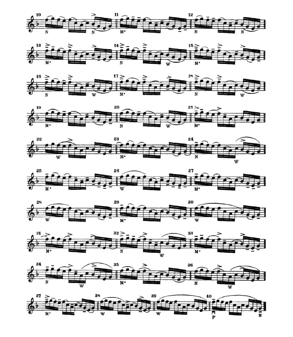 小提琴运弓手法训练（No.16）