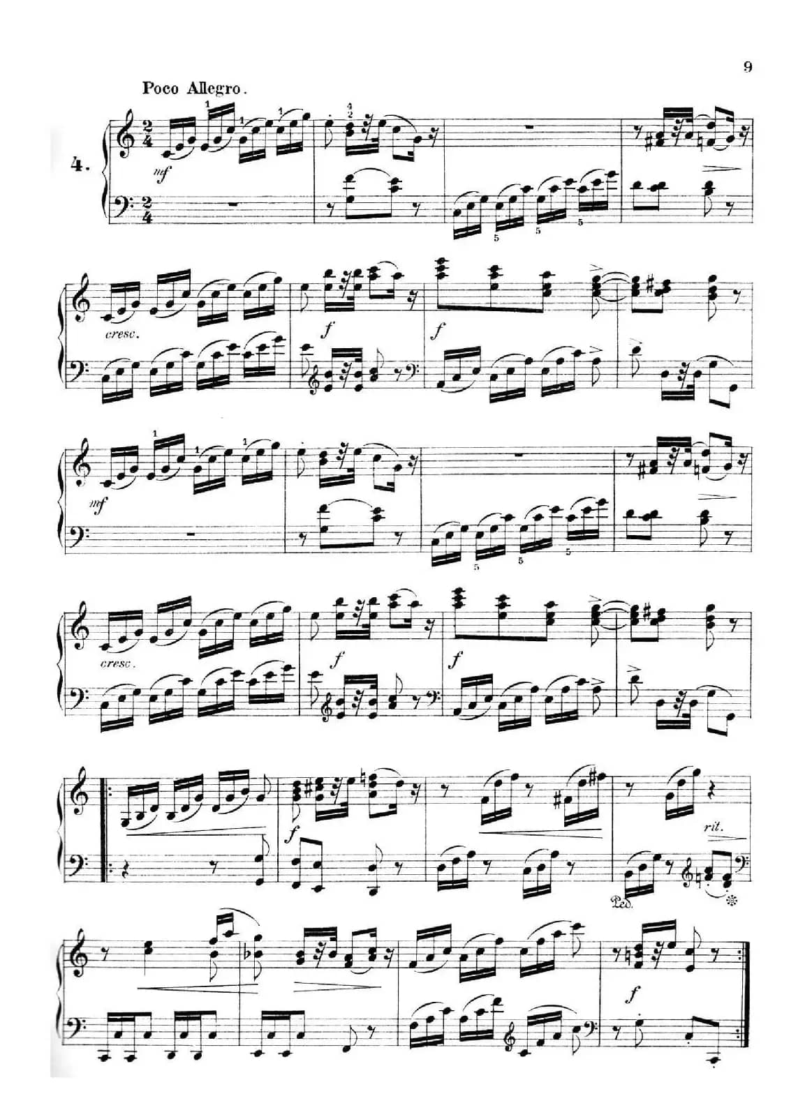 36 Etudes Rhythmiques et Melodiques Op.105（36首节奏与旋律练习曲 1—5）