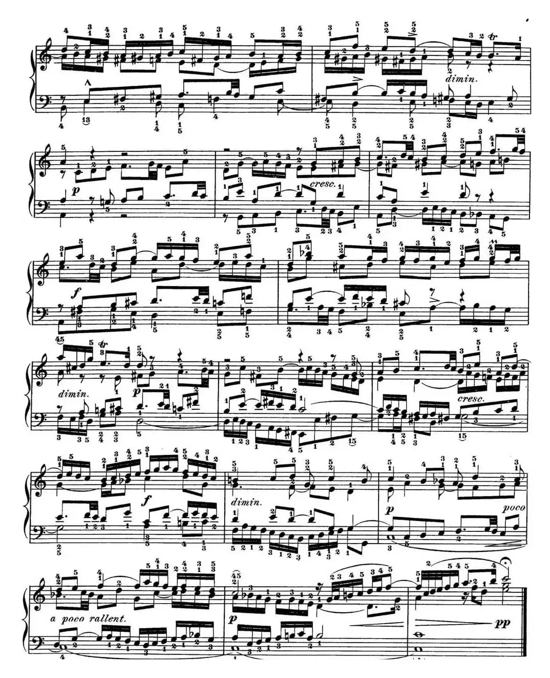 巴赫《平均律钢琴曲集·第一卷》之赋格曲（NO.1）